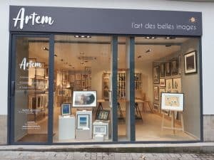 Devanture de la boutique Artem à Nantes