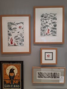 Affiches d'art dans la boutique Artem à Nantes